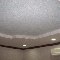Dvoslojni strop od gipsane ploče s reflektorima