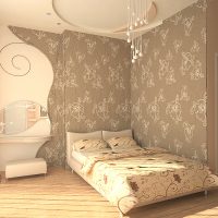 Dizajn spavaće sobe u pastelnim bojama