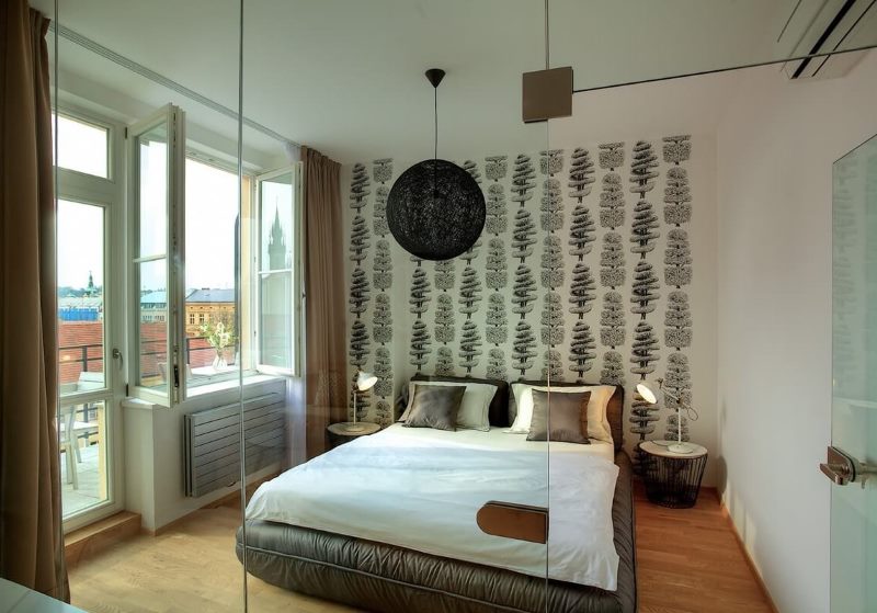 Dizajn spavaće sobe u modernom dvosobnom stanu