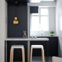 Piccola cucina minimalista