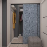 Dizajn hodnika s garderobom