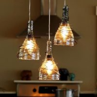 Glass Bottle Pendant Lights