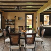 Table à manger avec plateau en verre