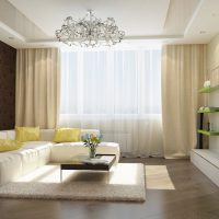 Modern style living room interior