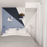 Minimalistički dizajn uske spavaće sobe