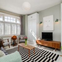 Tall cabinets in white