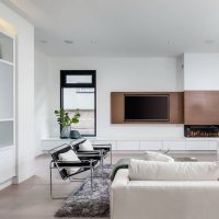 White sofas in a bright room