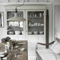 Old sideboard with kitchen utensils