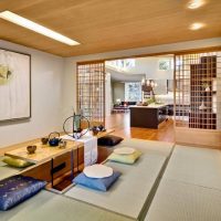 Japanese-style dining area