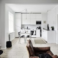 Cucina moderna in stile scandinavo