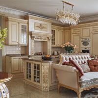 Cucina chic in stile classico