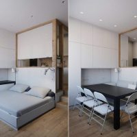 Letto convertibile con zona pranzo