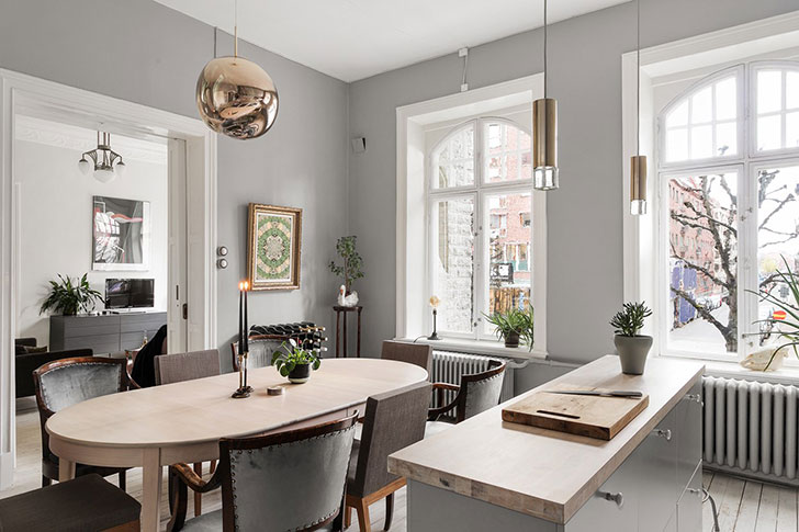 Sala da pranzo della cucina di art deco