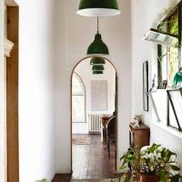 Dark green pendant lights