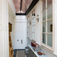 Narrow corridor in a rural house