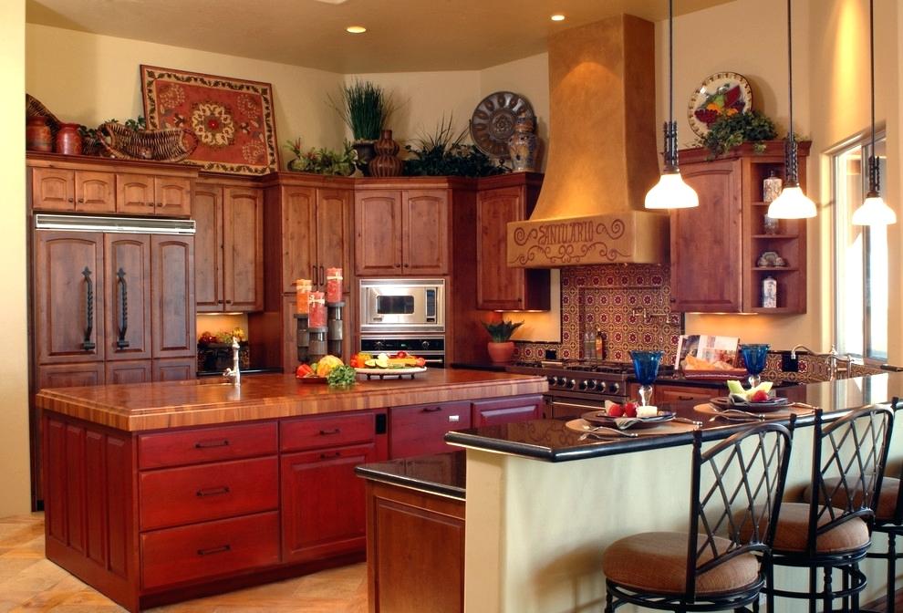 Spanish style kitchen interior