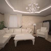 Illuminazione a LED perimetrale a soffitto teso