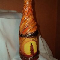 African style bottle decor