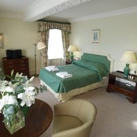 Bedroom interior in a country house