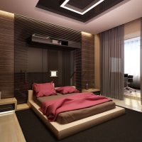 Design de chambre aux couleurs sombres