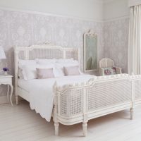 Letto bianco di design originale