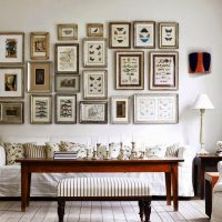 living room interior with sofa against the wall