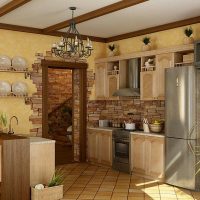 Cucina in stile country