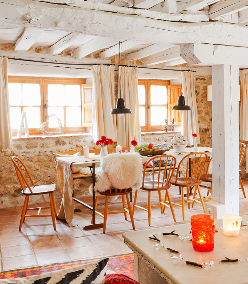 Sala da pranzo in stile spagnolo