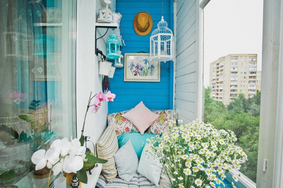 Interno del balcone della Provenza