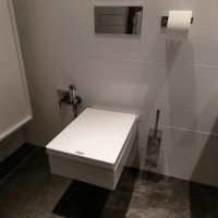 Toilette quadrata con design WC