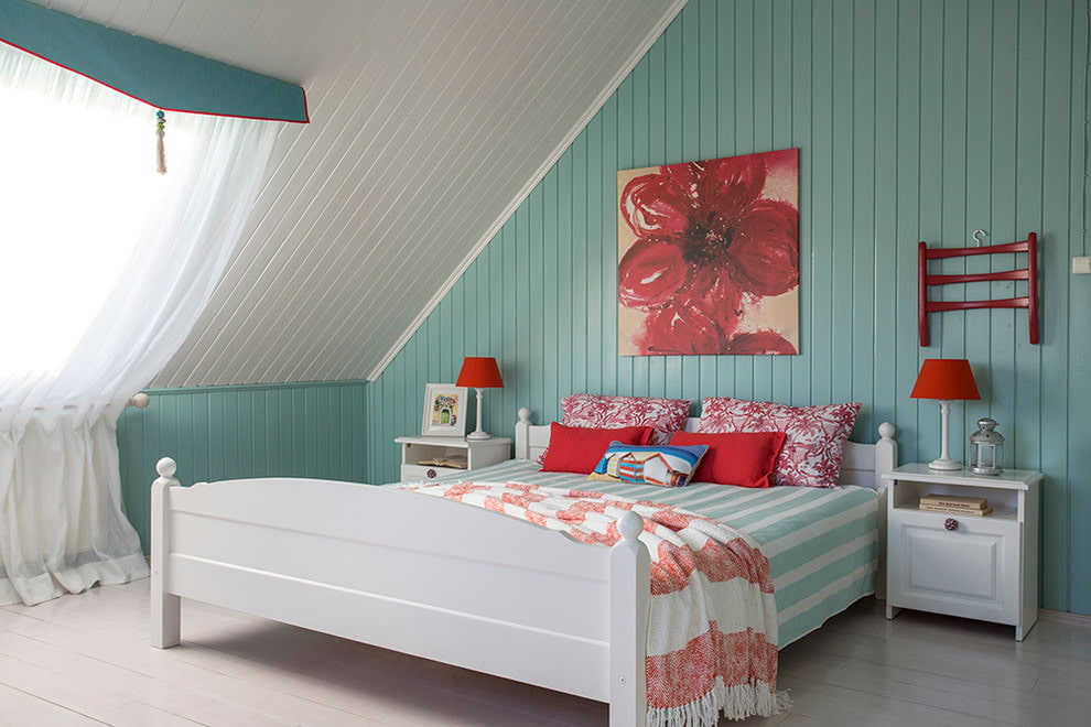 Spavaća soba dizajna za interijer za djevojku u privatnoj kući