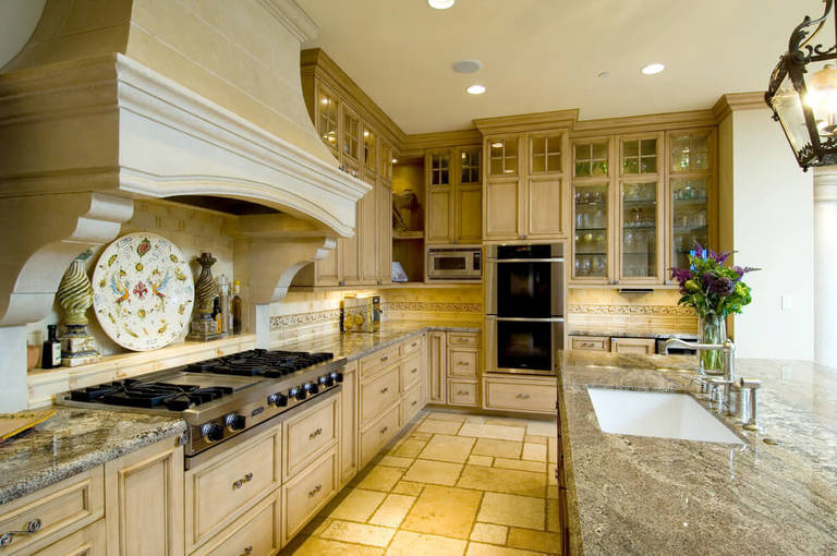 Italian style wood kitchen