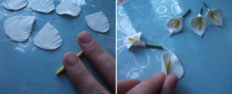 Making polymer clay stamens