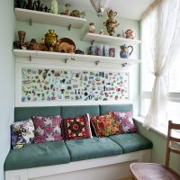 Soft sofa with storage space