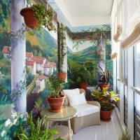 Art list of balcony walls