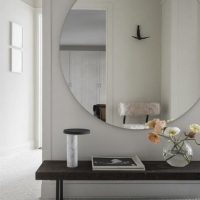 Grand miroir rond