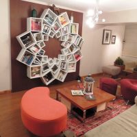 Decorazioni murali con librerie originali