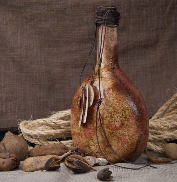 Décoration de bouteille en cadeau pour le 23 février