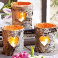 Stylish do-it-yourself candlesticks