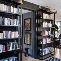 Metal bookcase