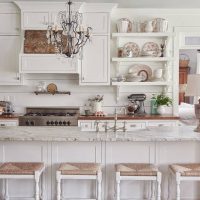 White kitchen classic style