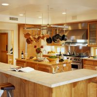 Marble countertop bar counter