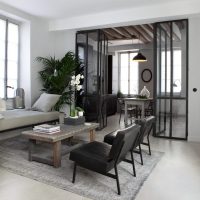 Black frame combination partition