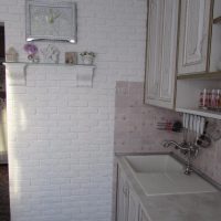 Brick kitchen decoration