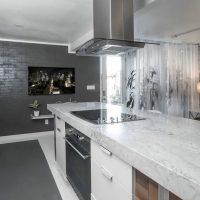 Pulau Dapur Countertop Marble