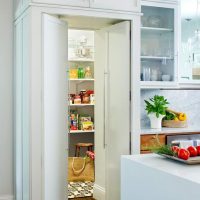 Secret doors to the kitchen closet