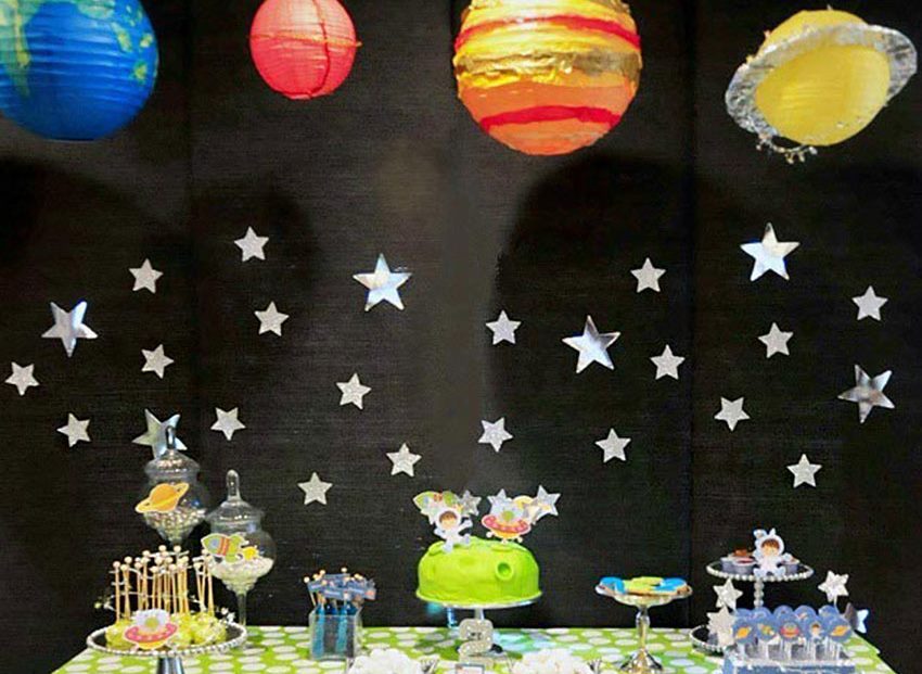 Scenery starry sky to decorate a child's room