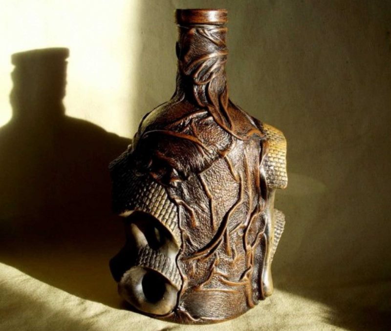 Beautiful bottle as a gift to a man on February 23