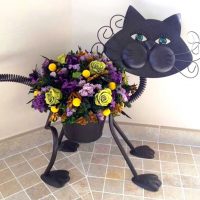 Cvjetni lonac u obliku mačke