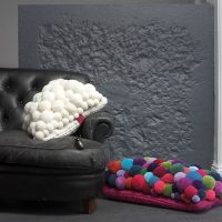 Interior decor with soft balls